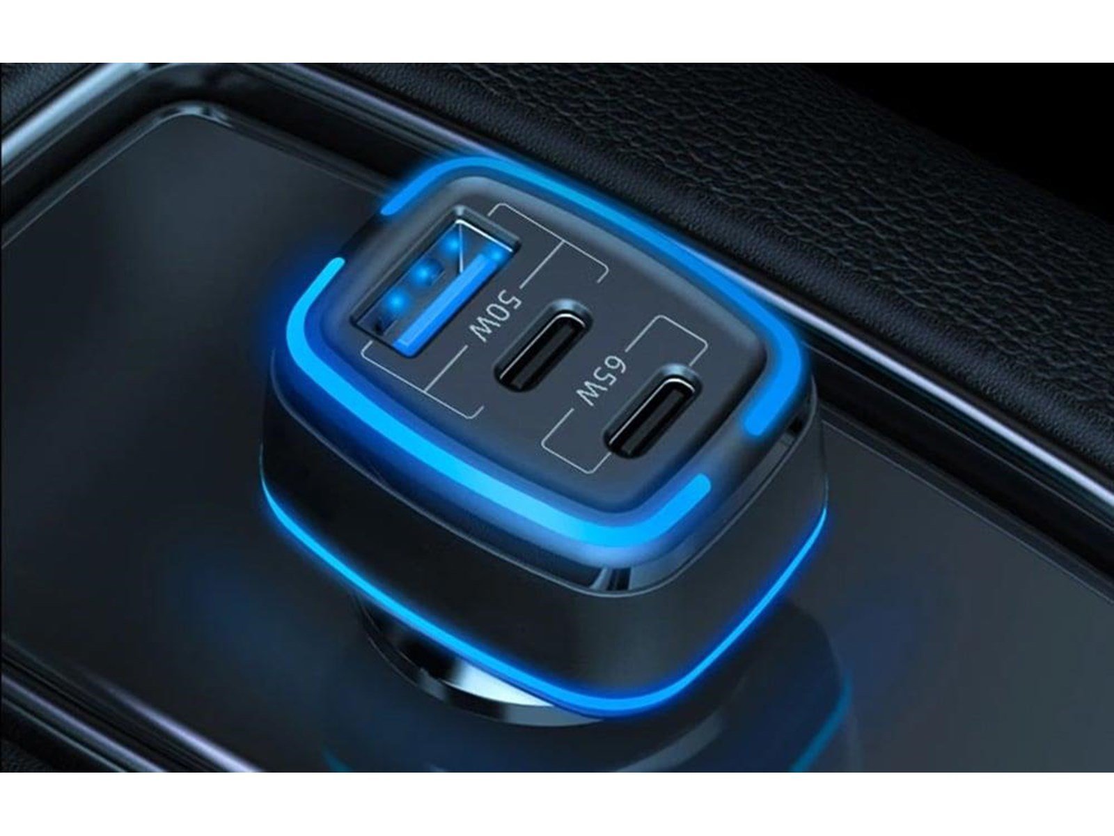 BlitzWolf BW-BC4 115W 3-Port USB PD Car Charger