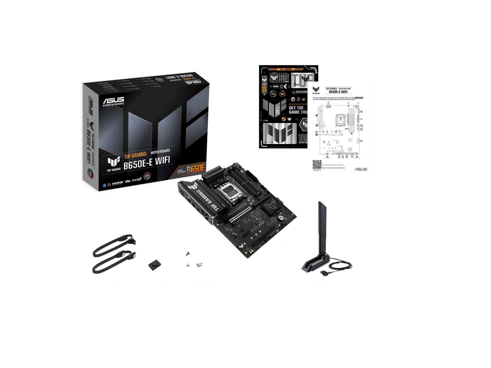 ASUS TUF GAMING B650E-E WIFI Mainboard - AMD B650 - AMD AM5 socket - DDR5 RAM - ATX