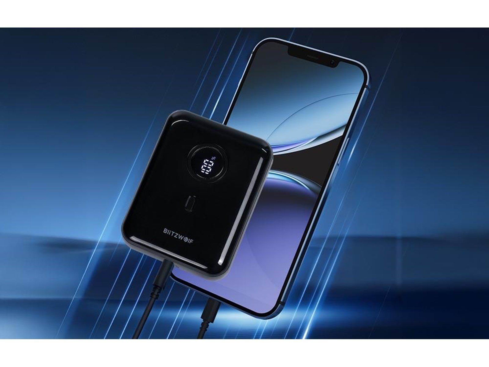 BlitzWolf BW-P21 22.5W Mini Powerbank (Akku) - schwarz - 10000 mAh