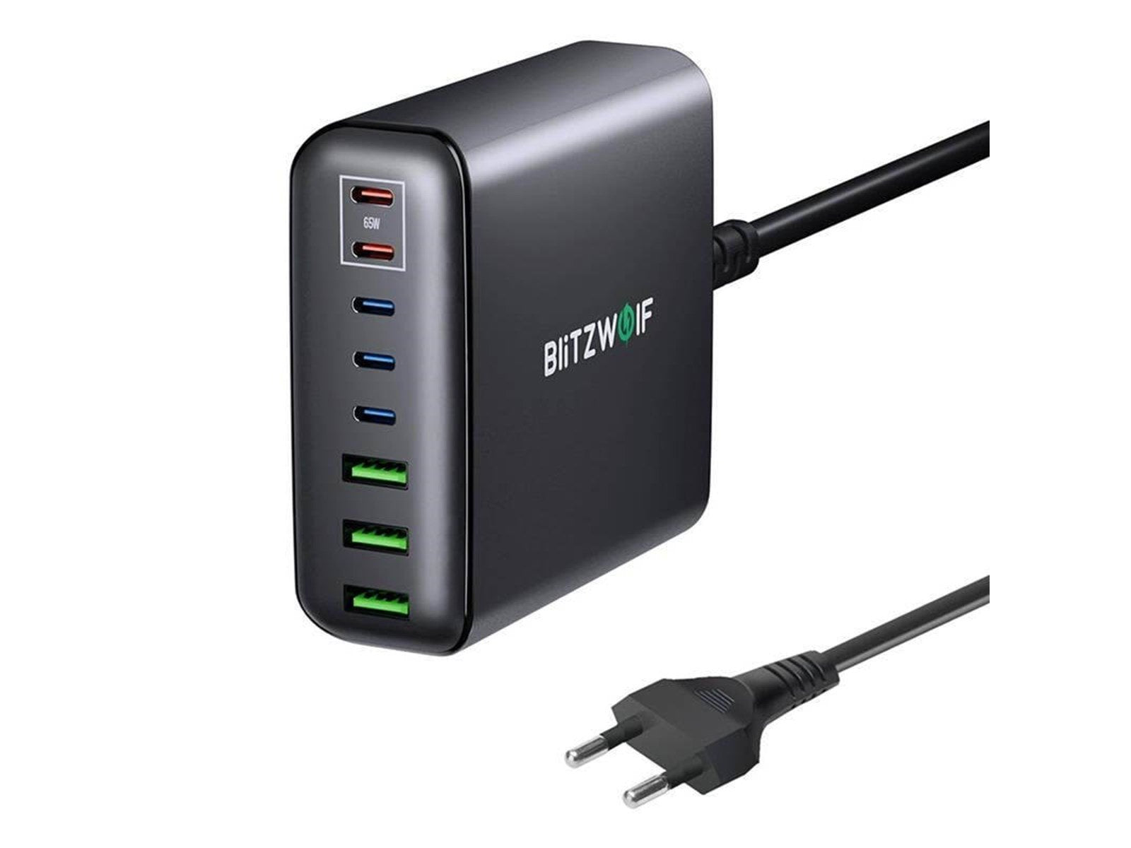 BlitzWolf BW-S26 Wall Charger 250W - Black