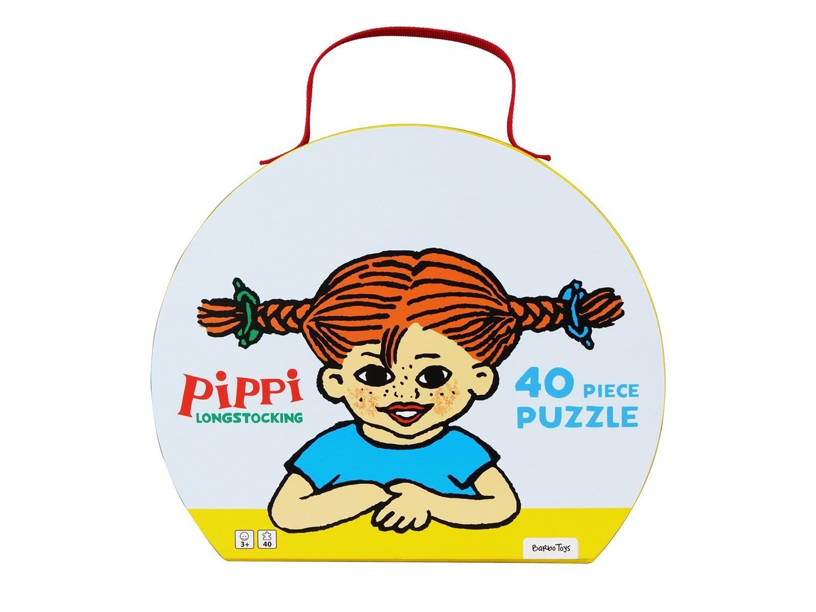 Barbo Toys Pippi Longstocking Suitcase with Puzzle (40 pcs)