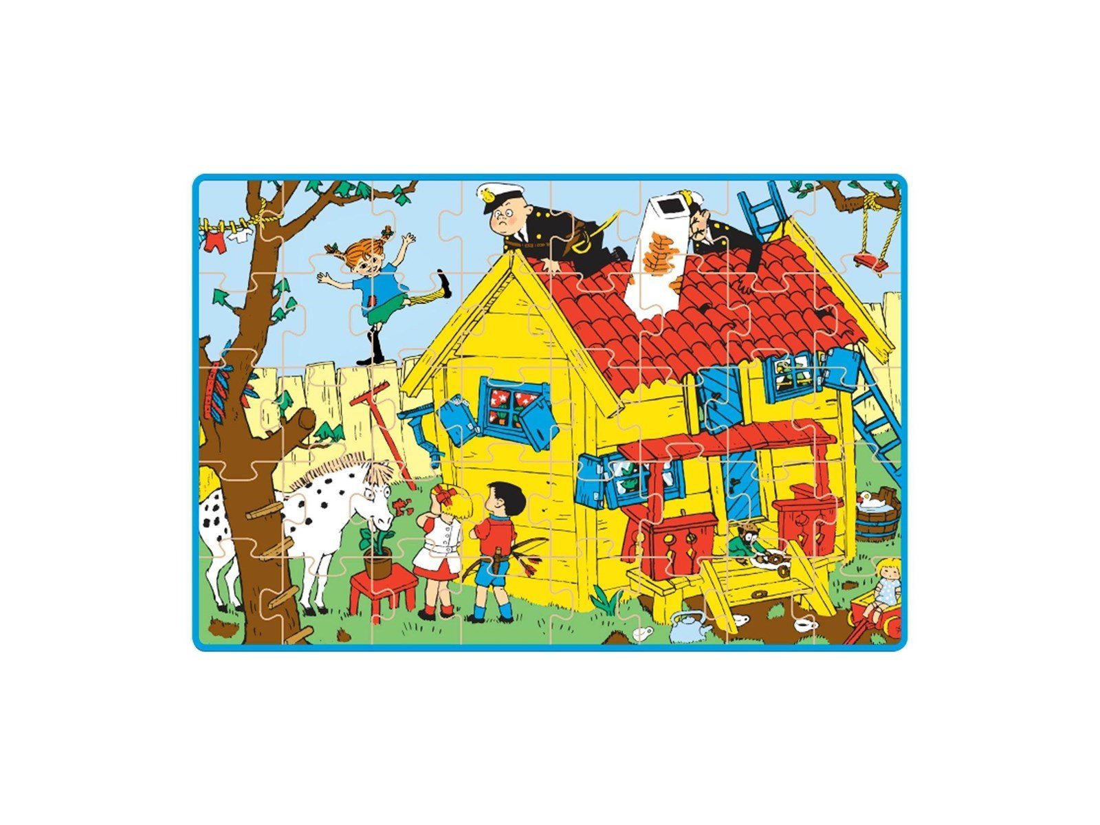 Barbo Toys Pippi Longstocking Suitcase with Puzzle (40 pcs)