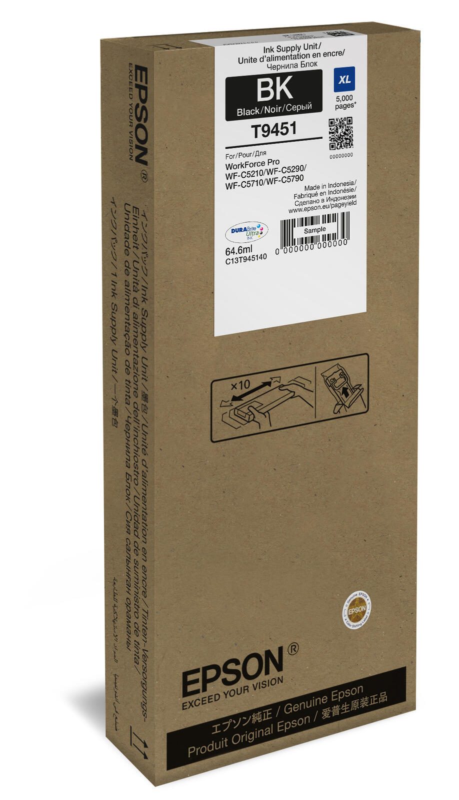 Epson Original T9451XL Druckerpatrone - schwarz (C13T945140)