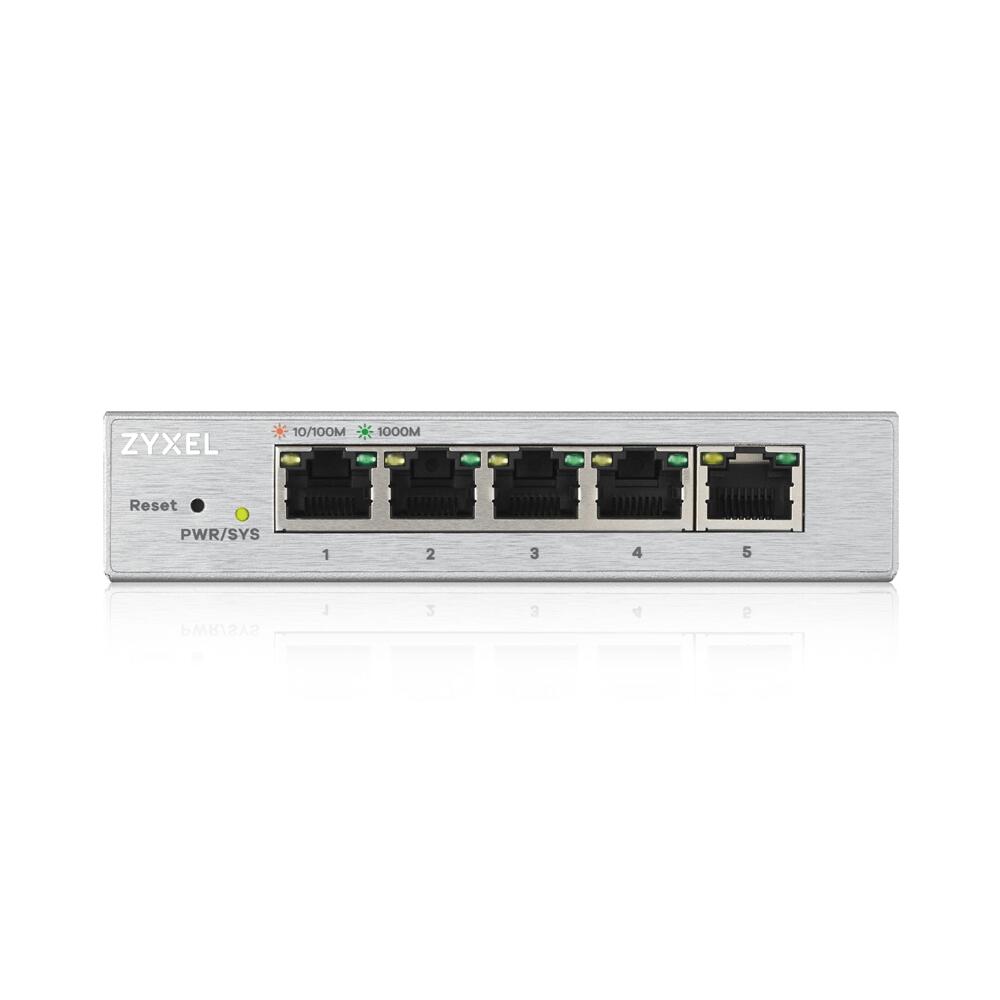 Zyxel Switch 5-Port Gigabit Ethernet lüfterlos Web managed