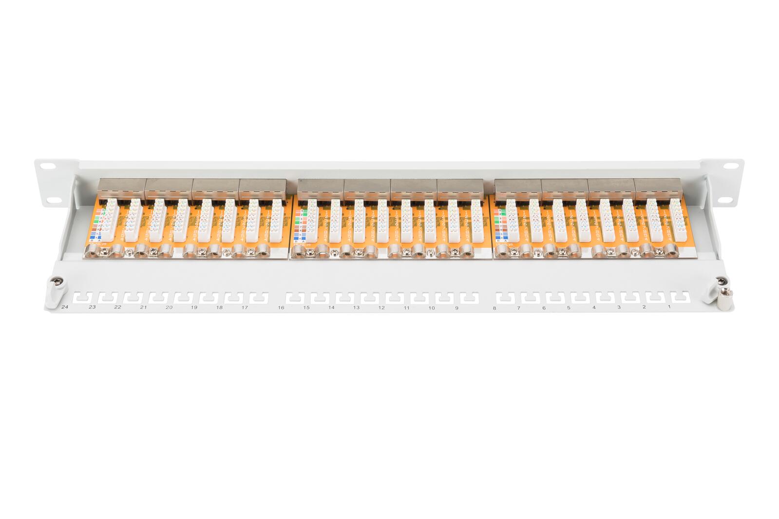 DIGITUS CAT 6 Patch Panel 24-port RJ45 geschirmt