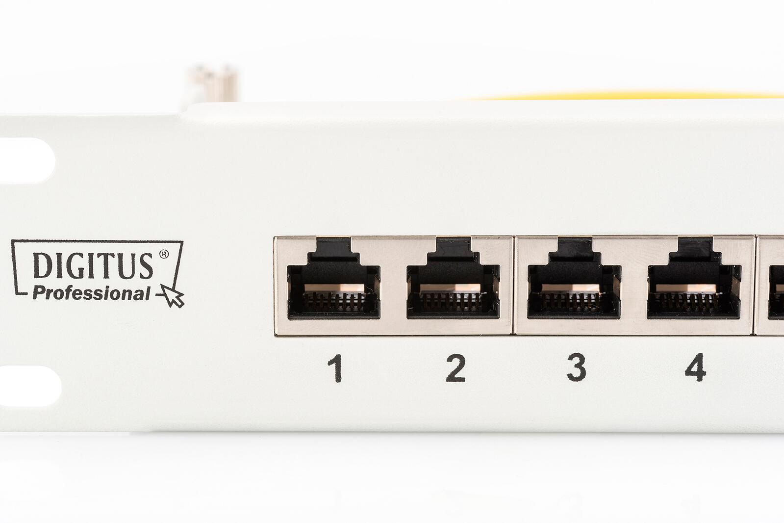 DIGITUS CAT 6 Patch Panel 24-port RJ45 geschirmt