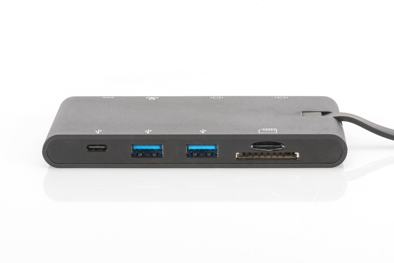 DIGITUS Universal Travel Docking Station 9 Port USB-C