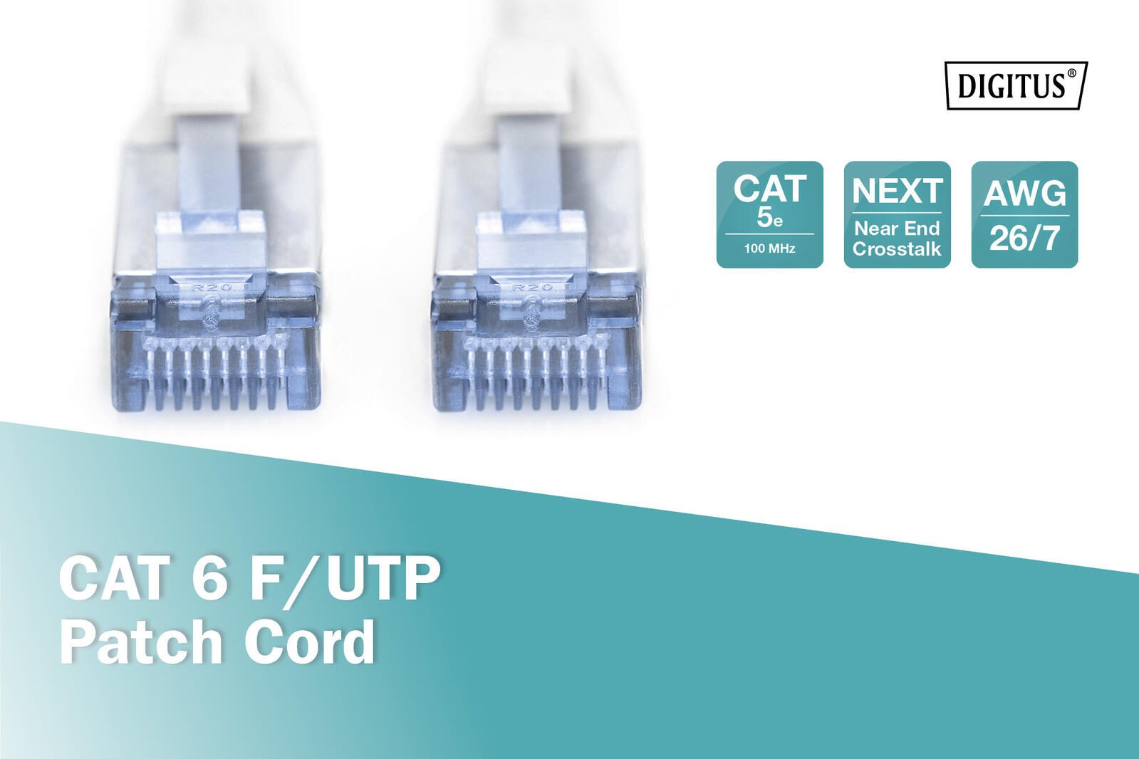 DIGITUS Patch-Kabel RJ-45 (M) zu RJ-45 (M) 3 m Kupfer F/UTP Cat 5e grau (DK-1521-030)