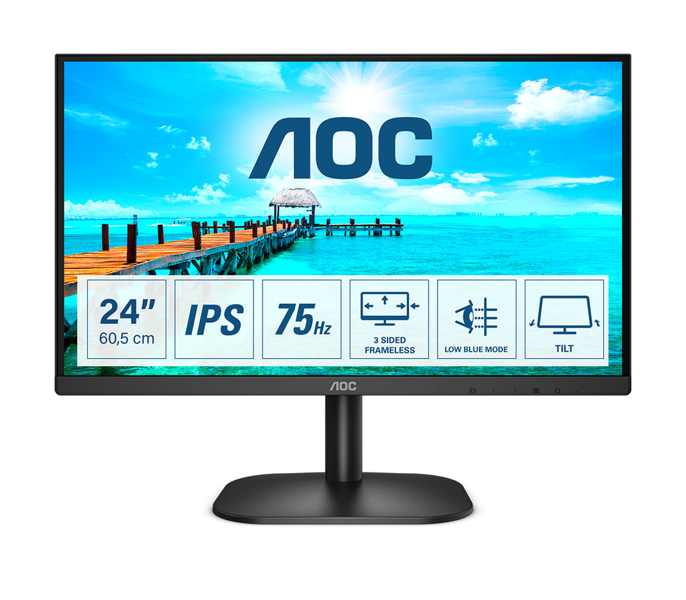 AOC 60,5cm (23,8") 24B2XDA   16:09 HDMI+DVI IPS black