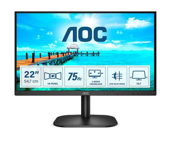 AOC 54,6cm (21,5") 22B2H     16:09 HDMI  black