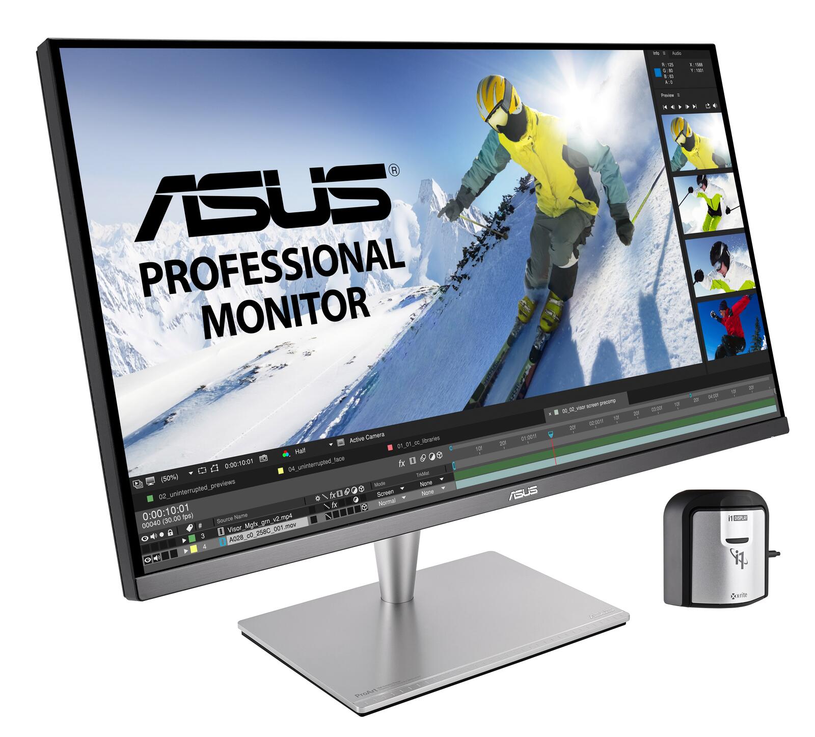ASUS ProArt PA32UC-K 81,28 cm (32') LED-Monitor (4K UHD, 3840x2160, IPS, 5ms, HDMI, DisplayPort, Lautsppre