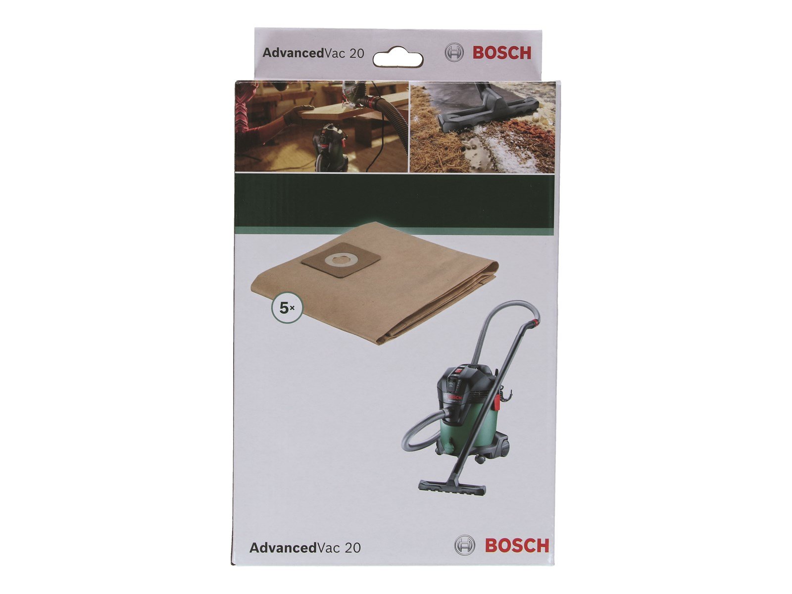 Bosch STØVPOSE PAPIR TIL VAC 20