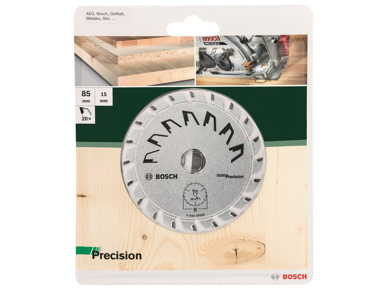 Bosch RUNDSAVKL 85X1.1X15MM 20T