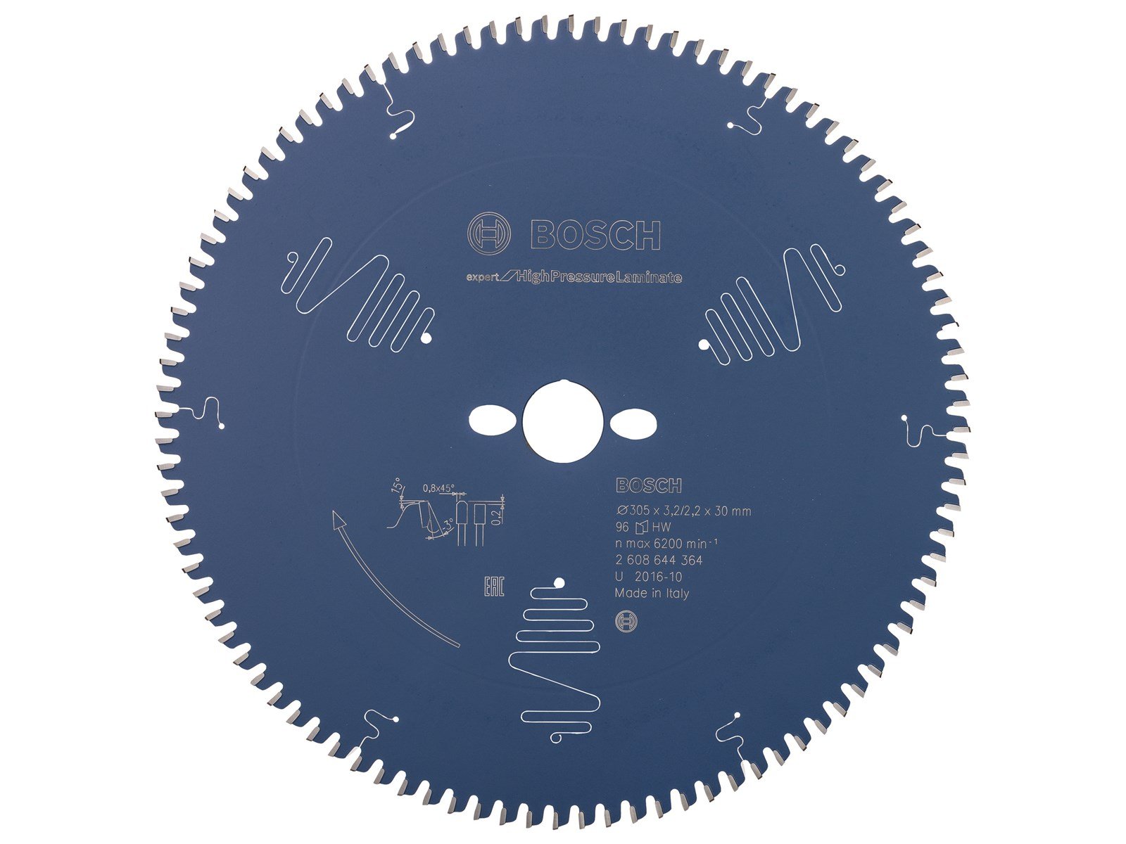 Bosch RUNDSAVKL 305X30X3.2MM 96T EXP HIGHPRESS