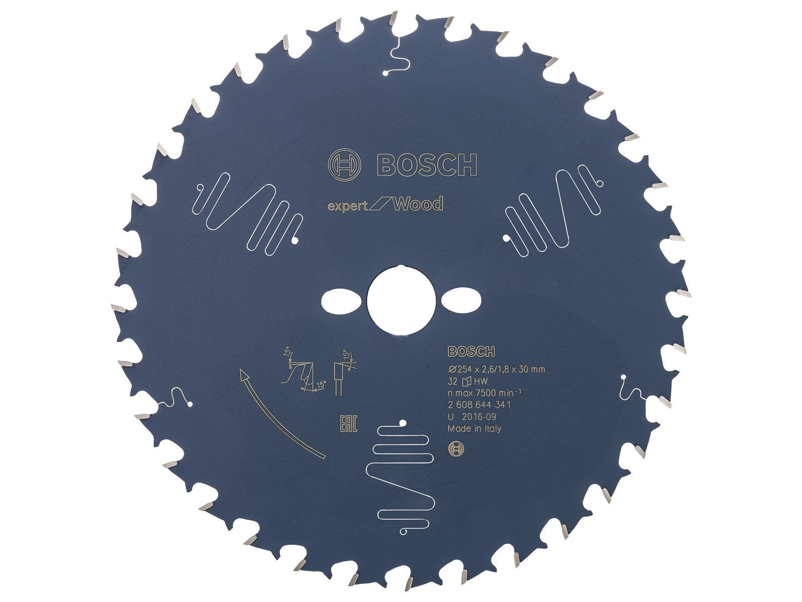 Bosch RUNDSAVKL 254x2.4X30MM 32T EXP WOOD