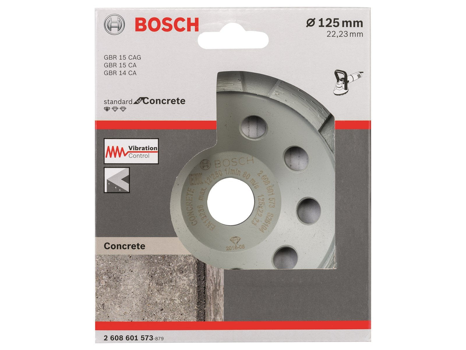 Bosch DIAMANTKOPSKIVE STD CONCRETE 125X22.23MM
