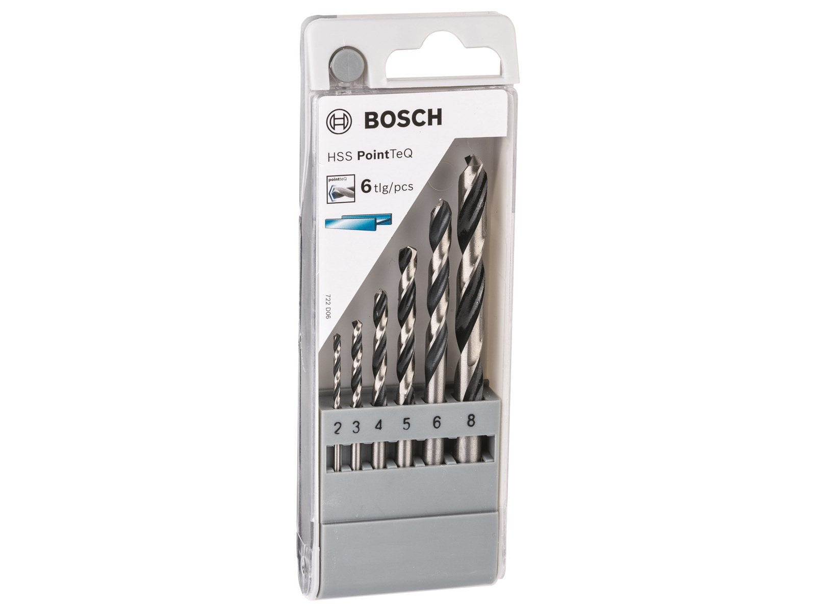 Bosch METALBORSÆT POINTTEC HSS-R 2-8MM 6STK