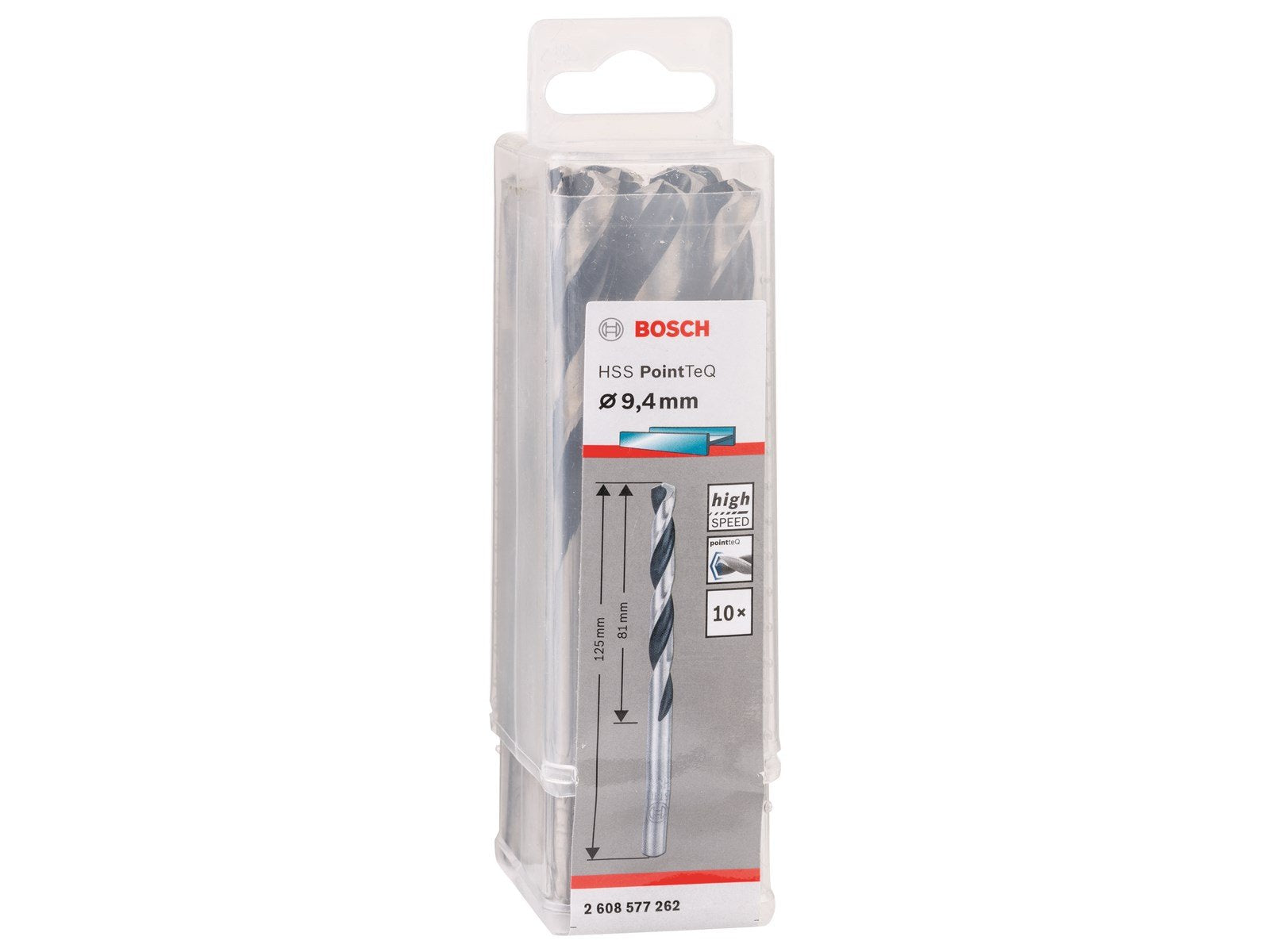 Bosch METALBOR POINTTEC HSS-R 9.4MM 10STK