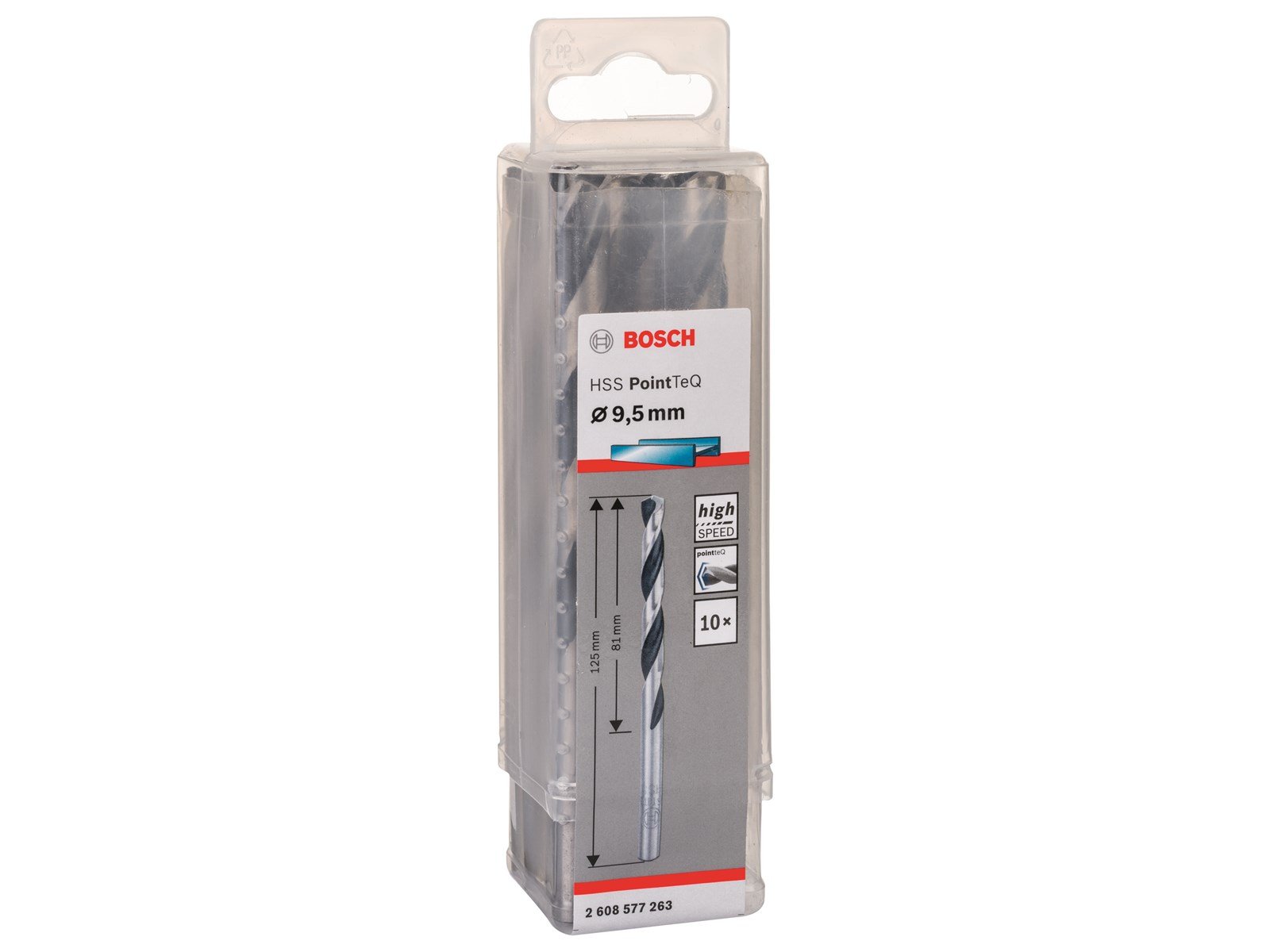 Bosch METALBOR POINTTEC HSS-R 9.5MM 10STK