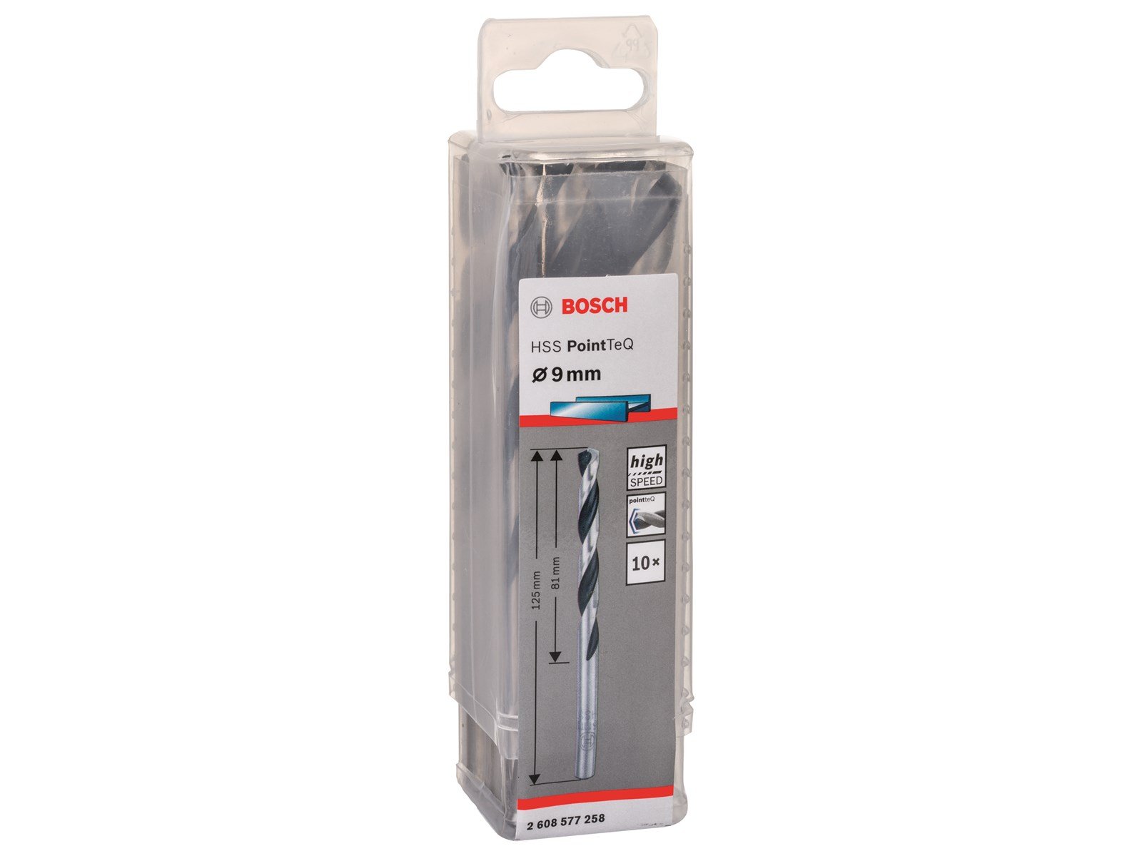 Bosch METALBOR POINTTEC HSS-R 9.0MM 10STK