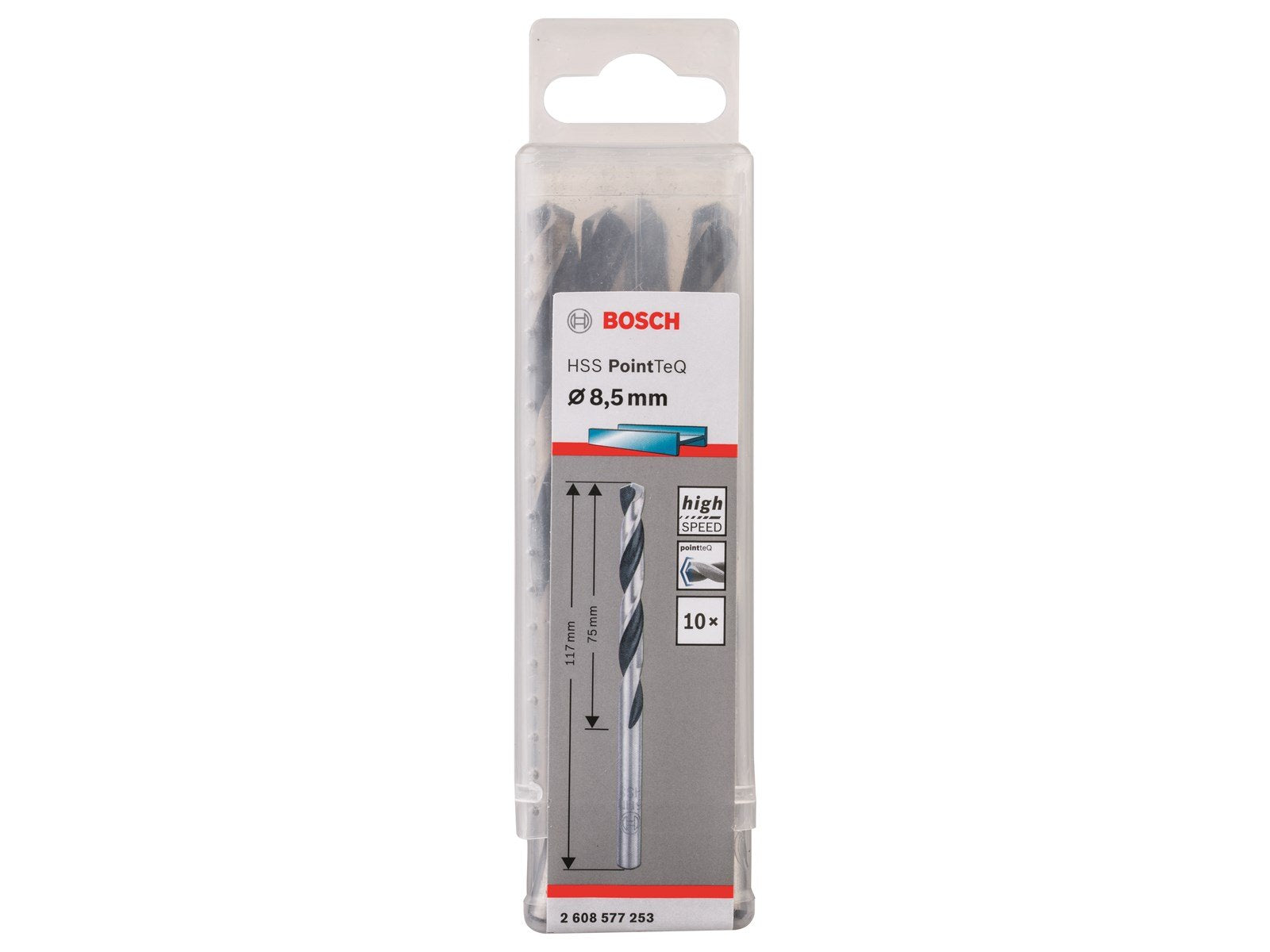 Bosch METALBOR POINTTEC HSS-R 8.5MM 10STK