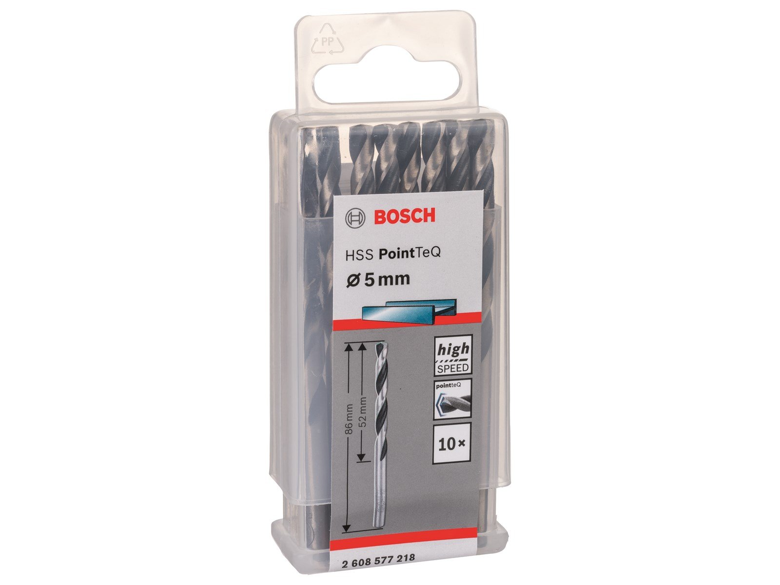 Bosch METALBOR POINTTEC HSS-R 5.0MM 10STK