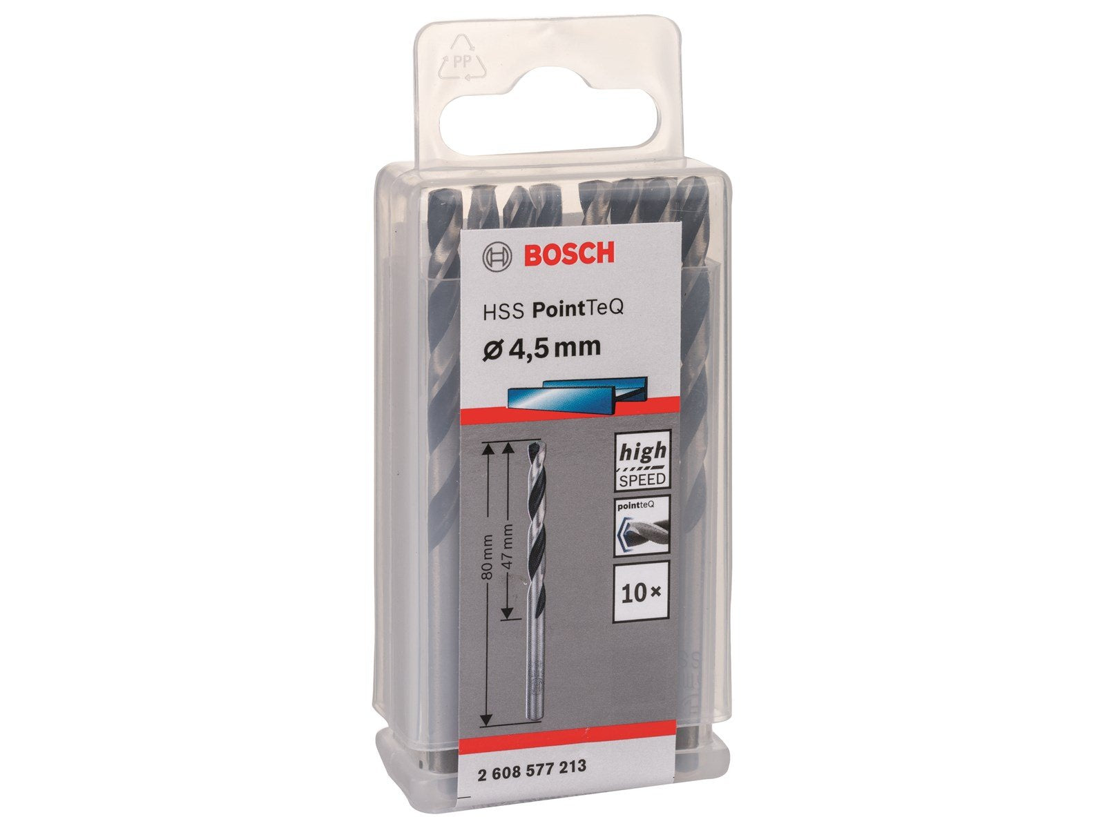 Bosch METALBOR POINTTEC HSS-R 4.5MM 10STK