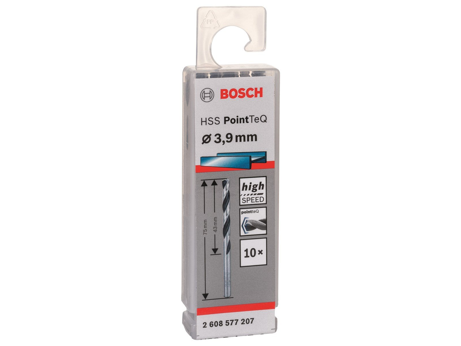 Bosch METALBOR POINTTEC HSS-R 3.9MM 10STK