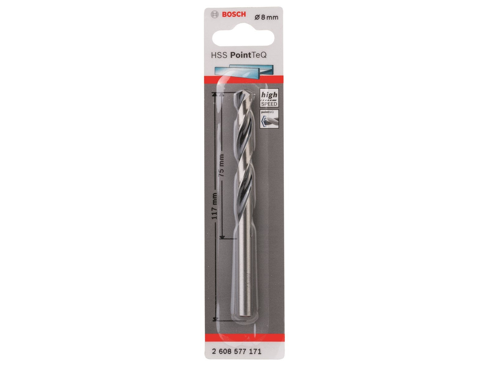Bosch METALBOR POINTTEC HSS-R 8.0MM