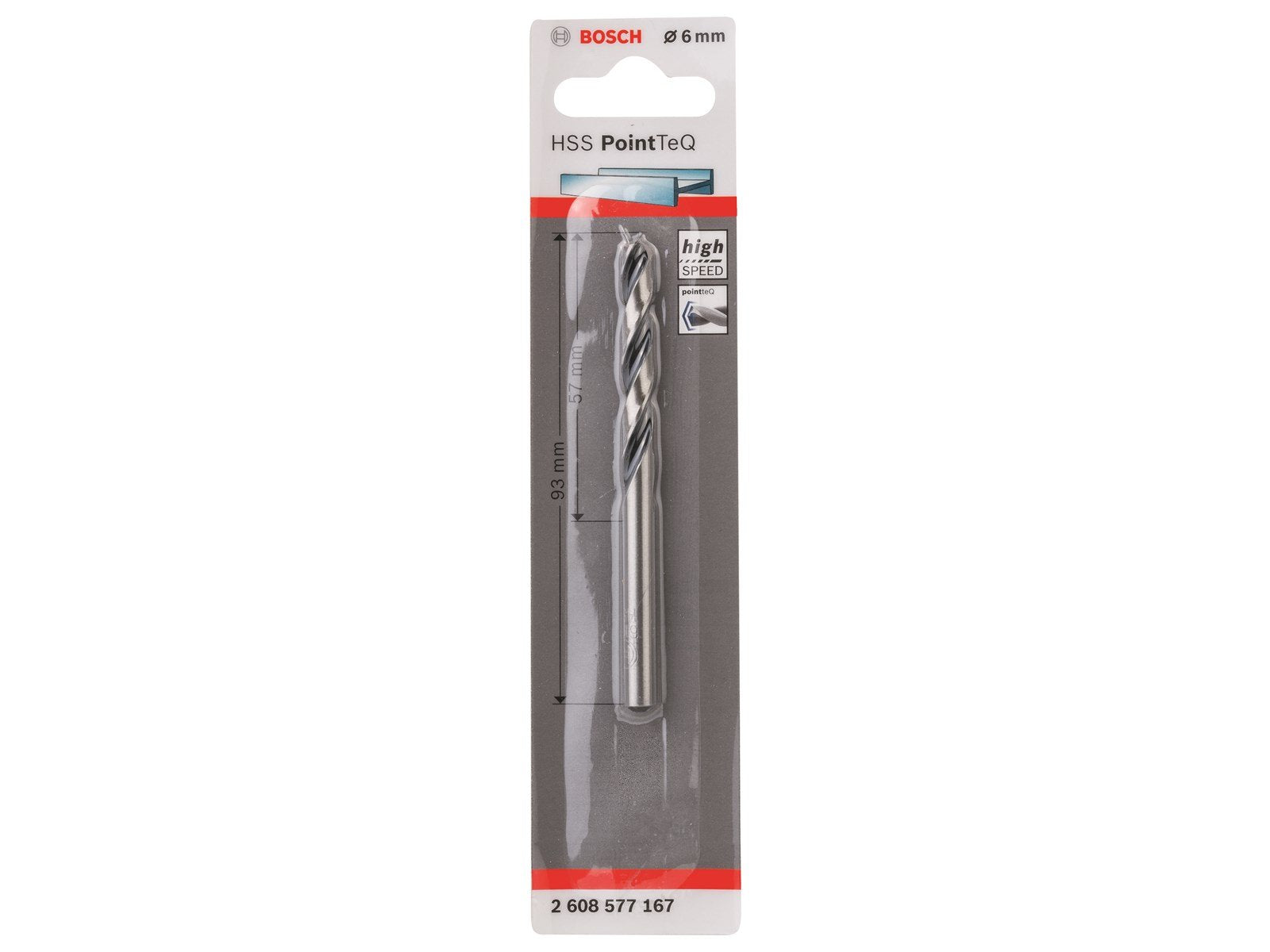 Bosch METALBOR POINTTEC HSS-R 6.0MM
