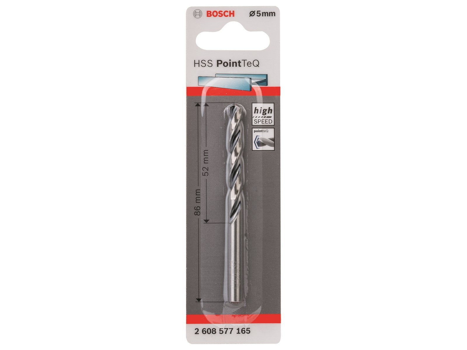 Bosch METALBOR POINTTEC HSS-R 5.0MM