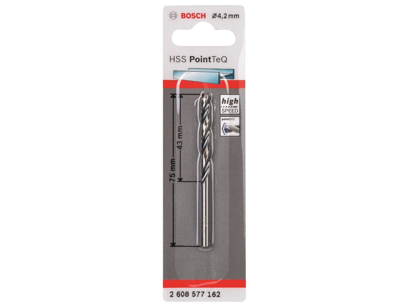 Bosch METALBOR POINTTEC HSS-R 4.2MM