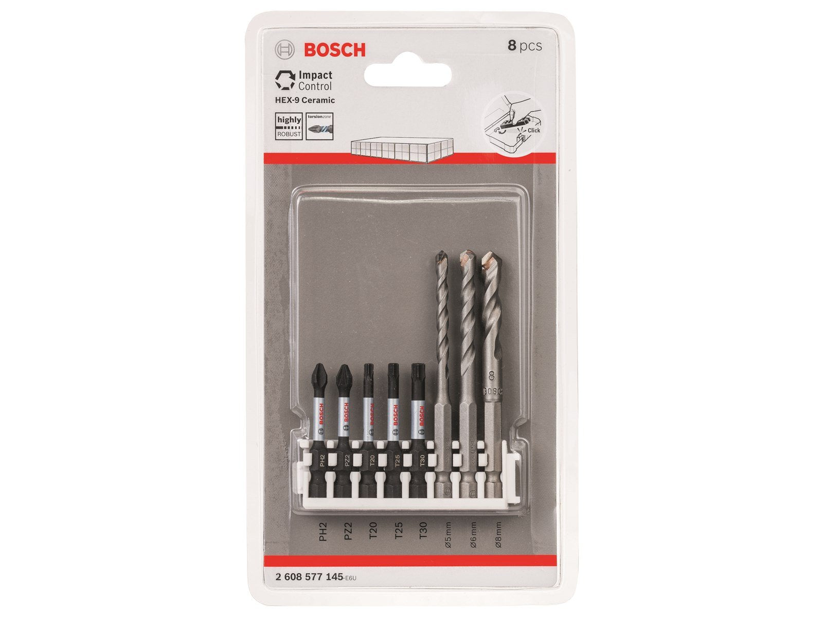 Bosch BOR-/BITSSÆT IMPACT CERAMIC 50MM BITS