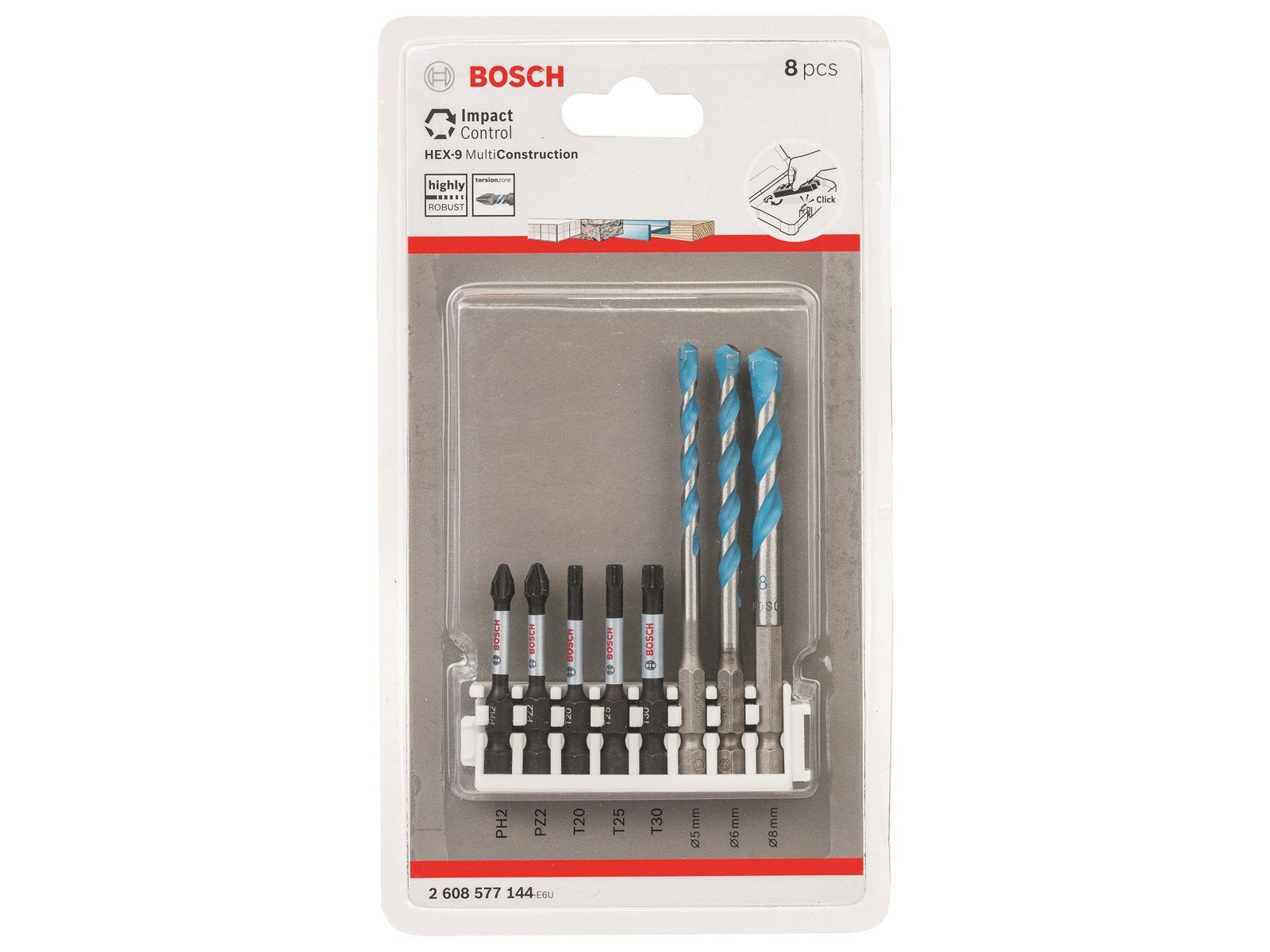 Bosch BOR-/BITSSÆT IMPACT MULTI 50MM BITS