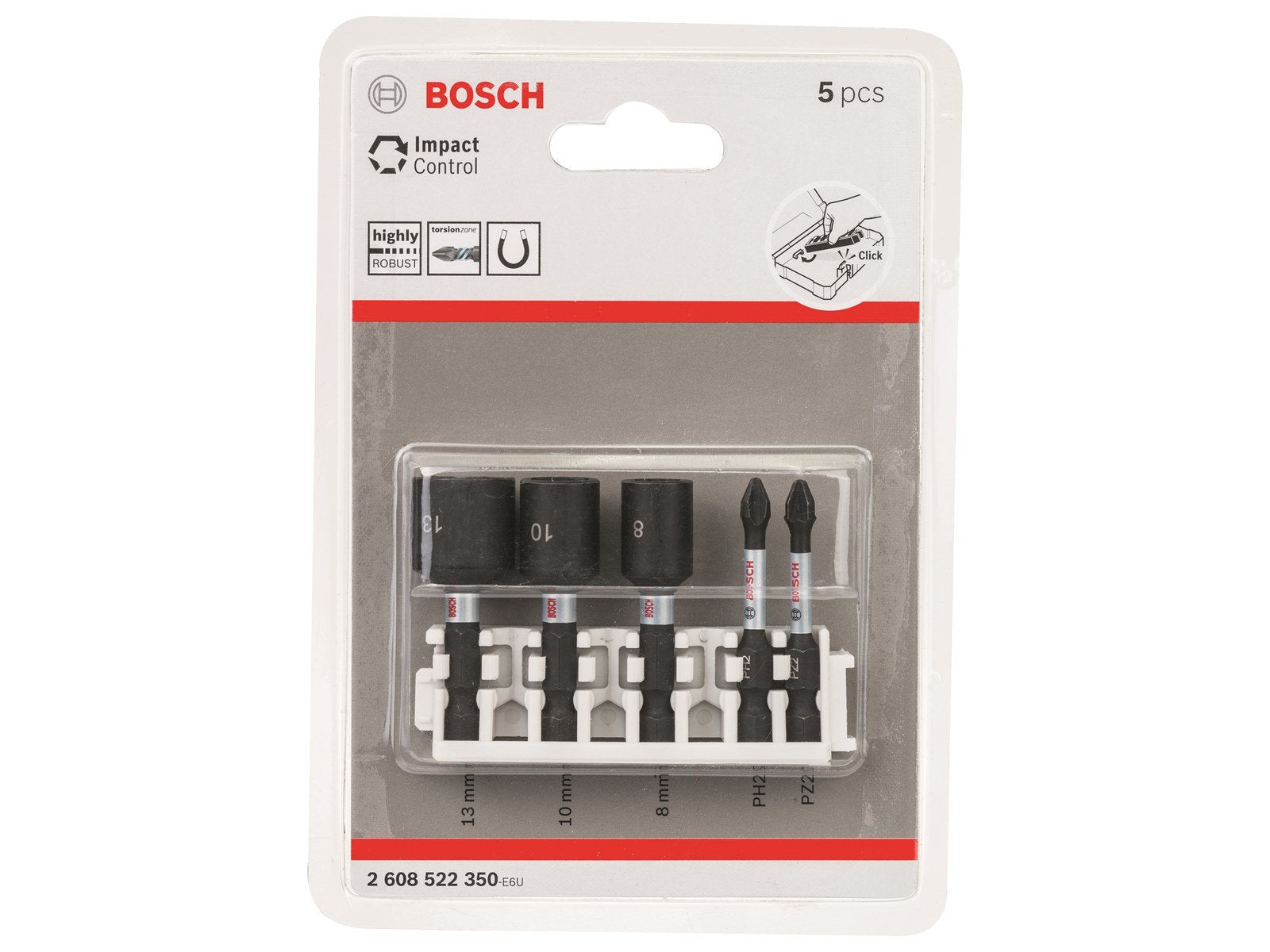 Bosch BITSSÆT IMPACT M8/10/13 PH2 PZ2 110MM