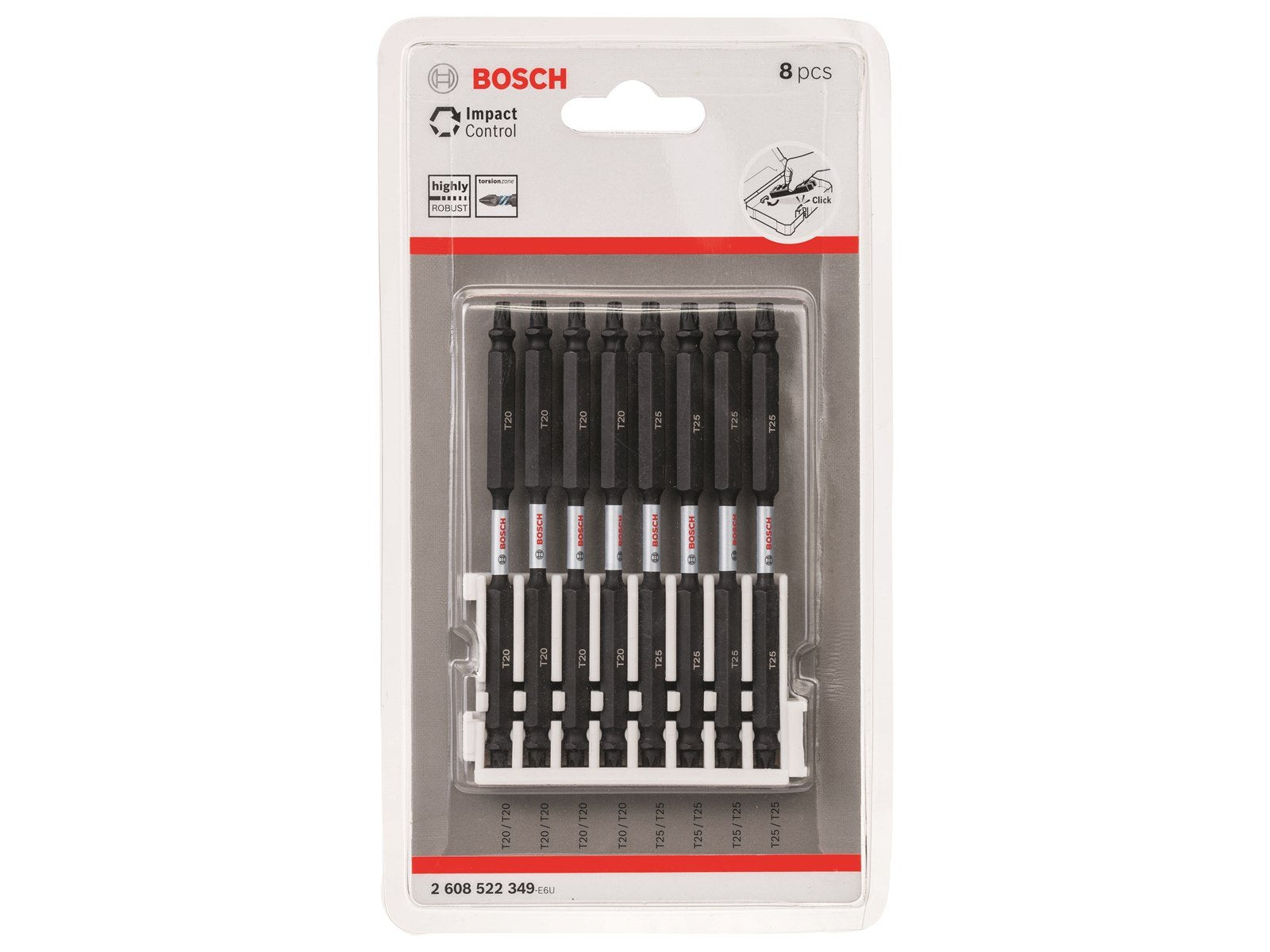 Bosch BITSSÆT IMPACT 4XT20-4XT25 110MM 8STK