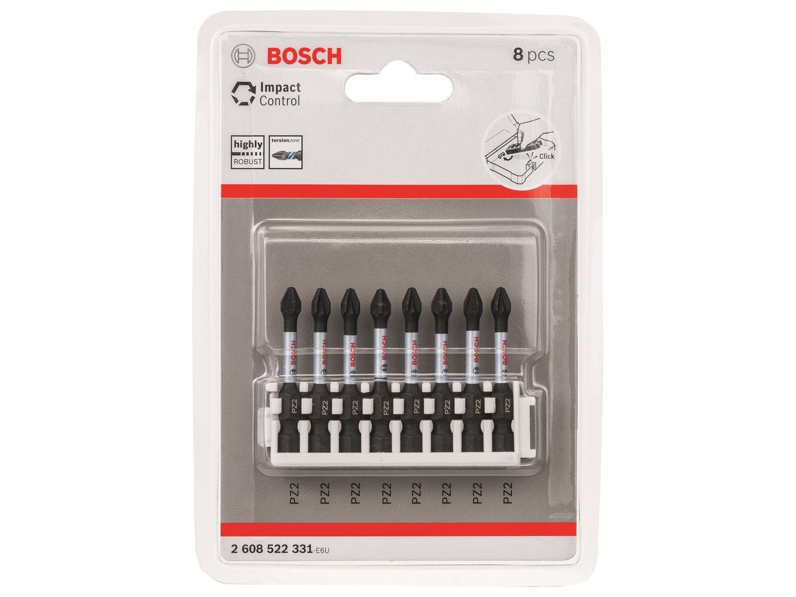Bosch BITS IMPACT PZ2 50MM 8STK