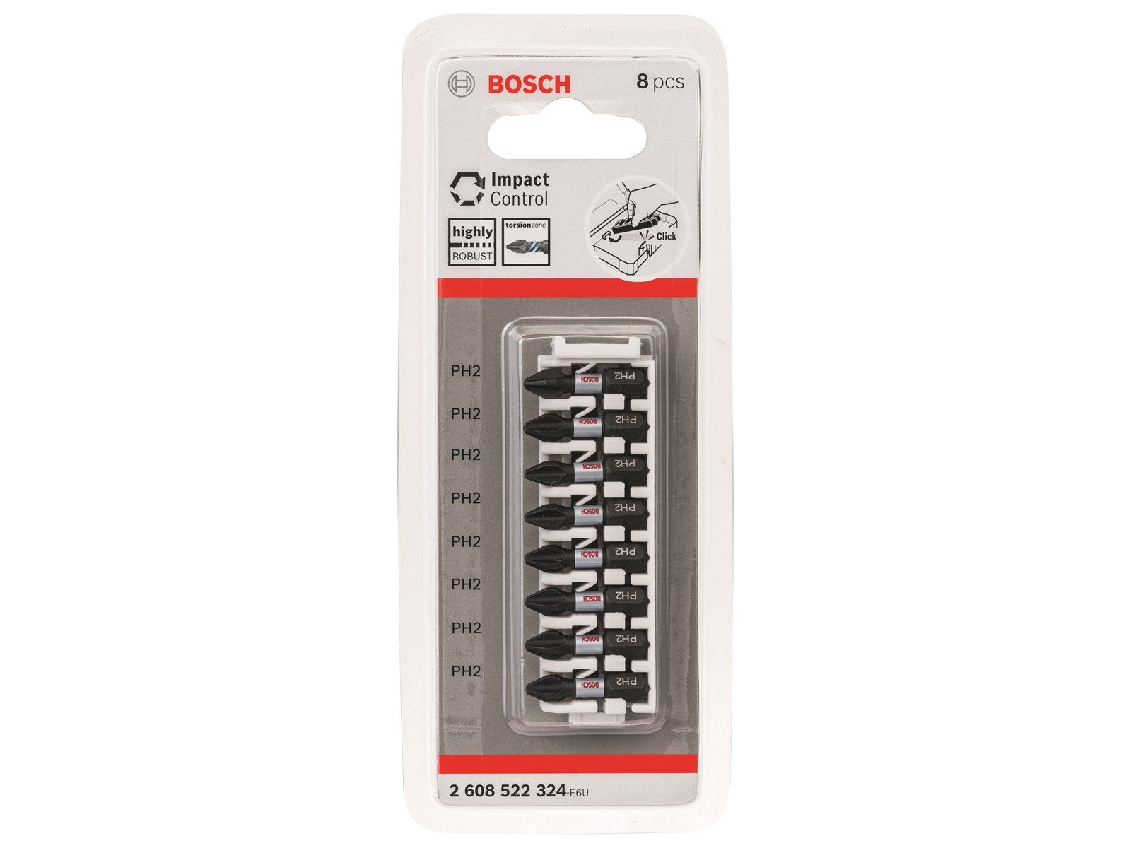 Bosch BITS IMPACT PH2 25MM 8STK