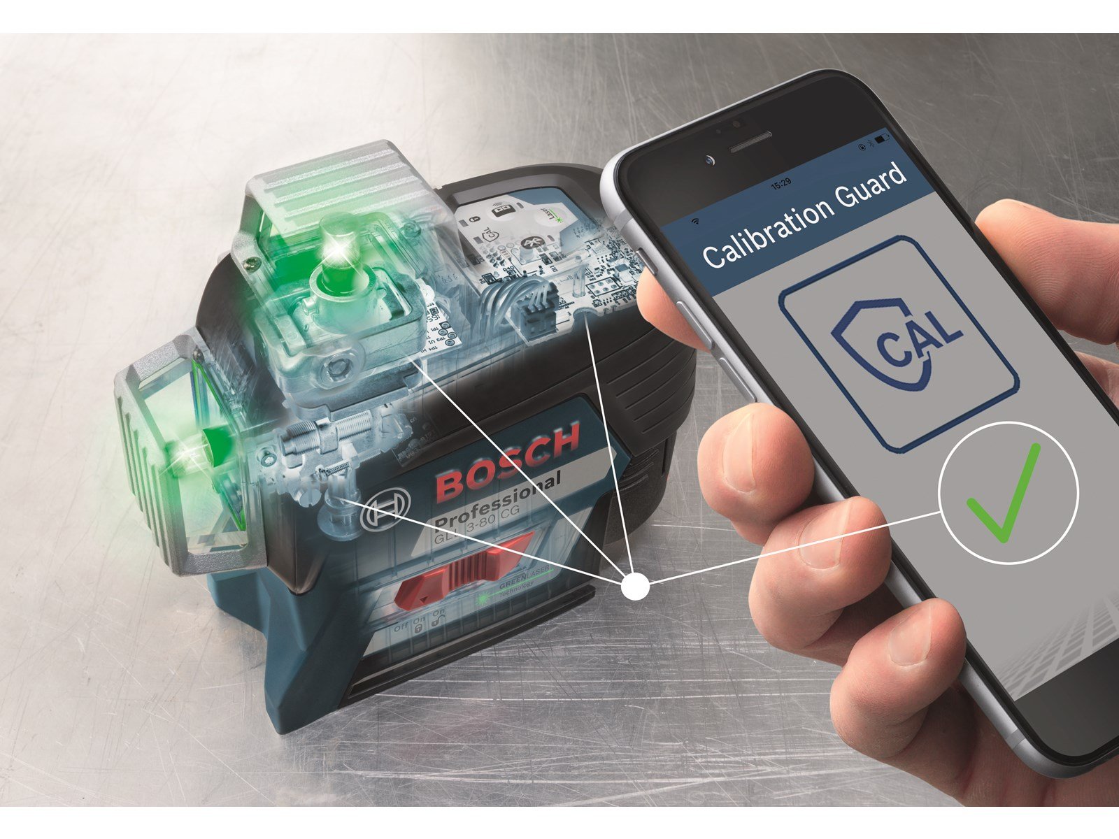 Bosch Professional Laser gll 3-80 cg