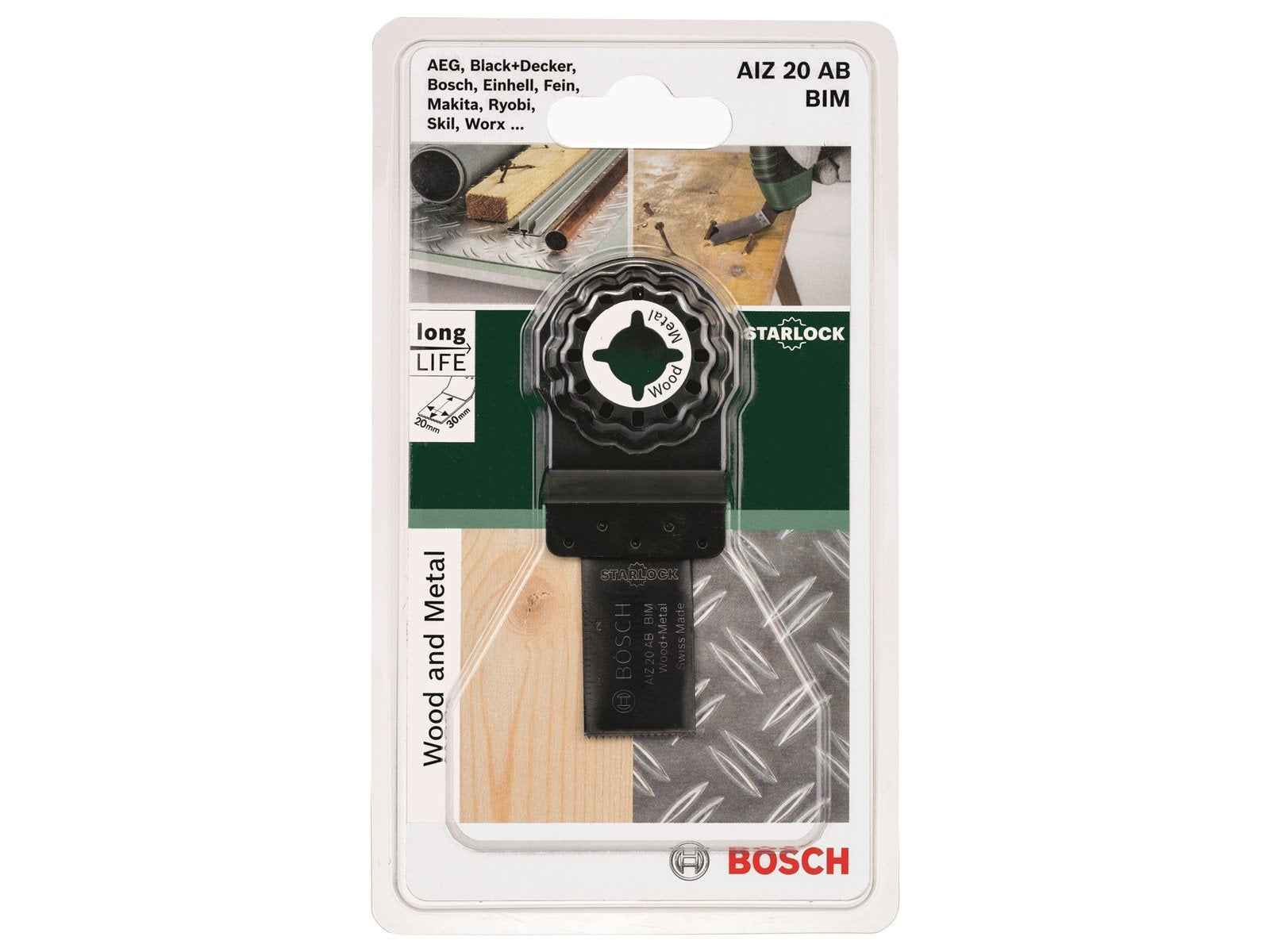 Bosch SAVKLINGE AIZ20AB L:20MM WOODMETAL BIM G