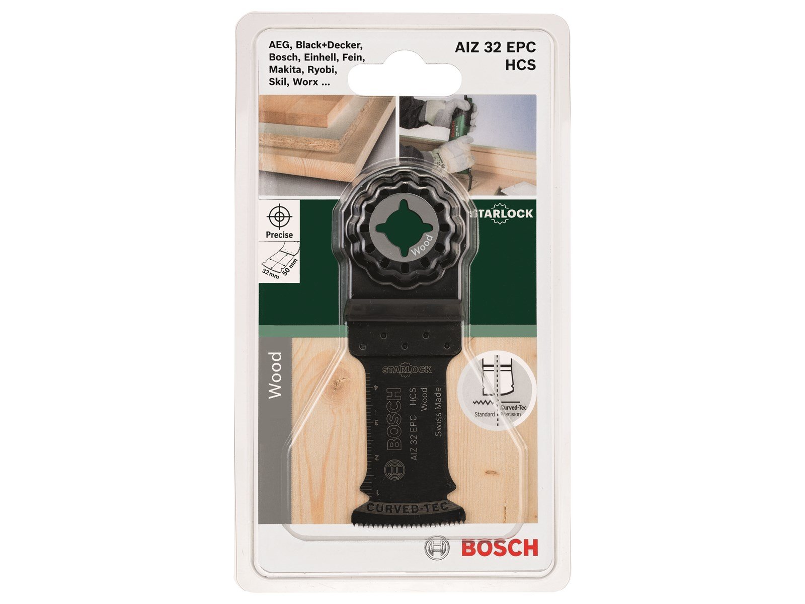 Bosch SAVKLINGE AIZ32EPC L:50MM WOOD HCS GL