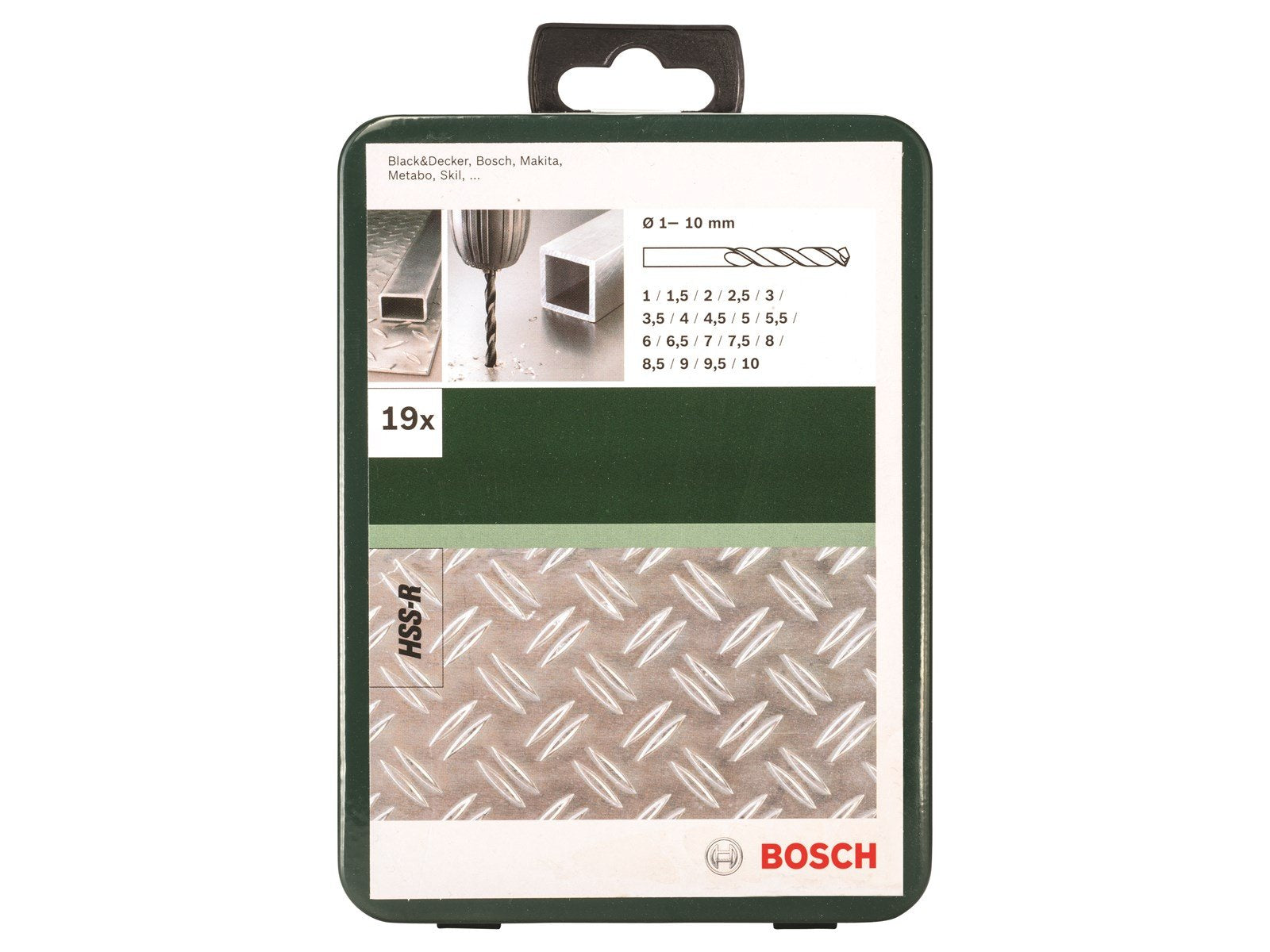 Bosch METALBOR HSS-R SÆT Ø1-10MM 19 STK