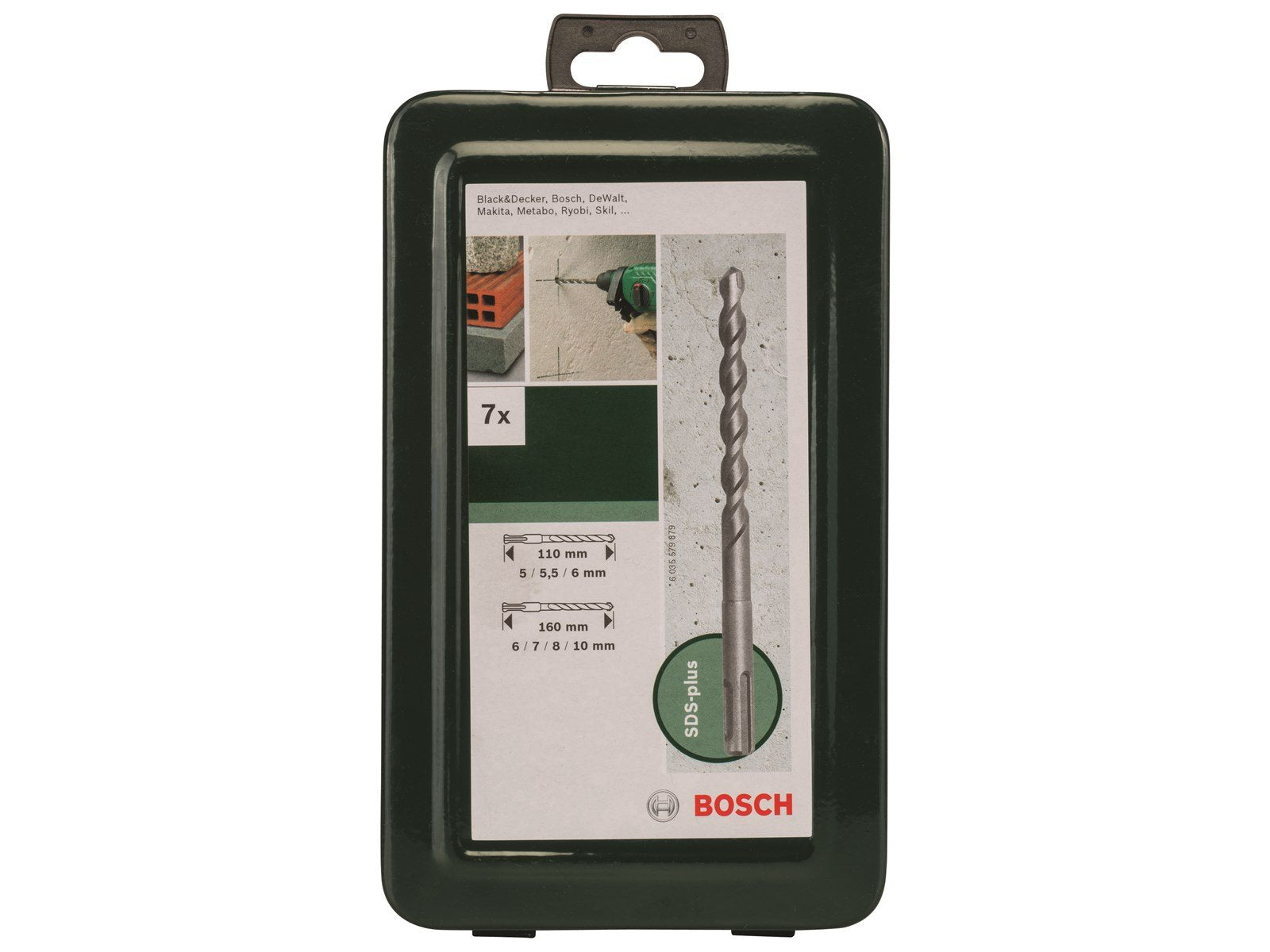 BORSÆT SDS-PLUS Ø5-12MM 7STK