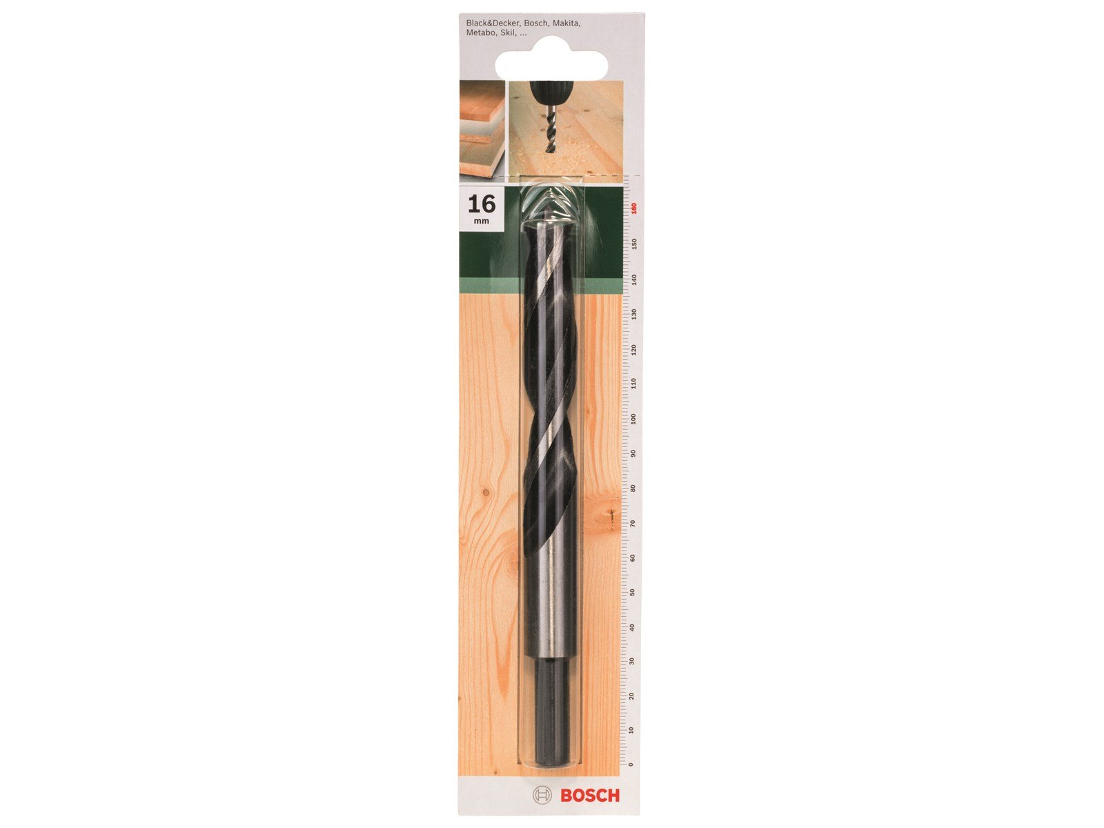 Bosch TRÆSPIRALBOR 16X100X160MM