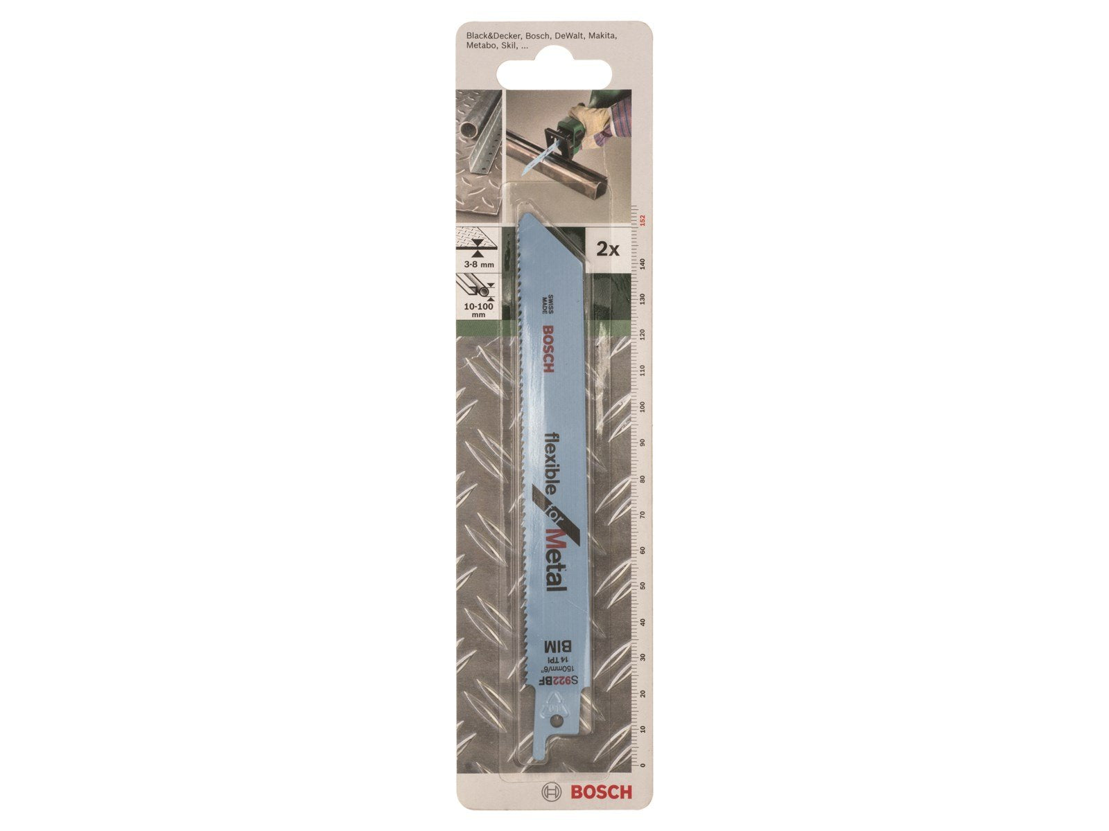 BAJONETSAVKL BIM S922BF 150MM 2STK