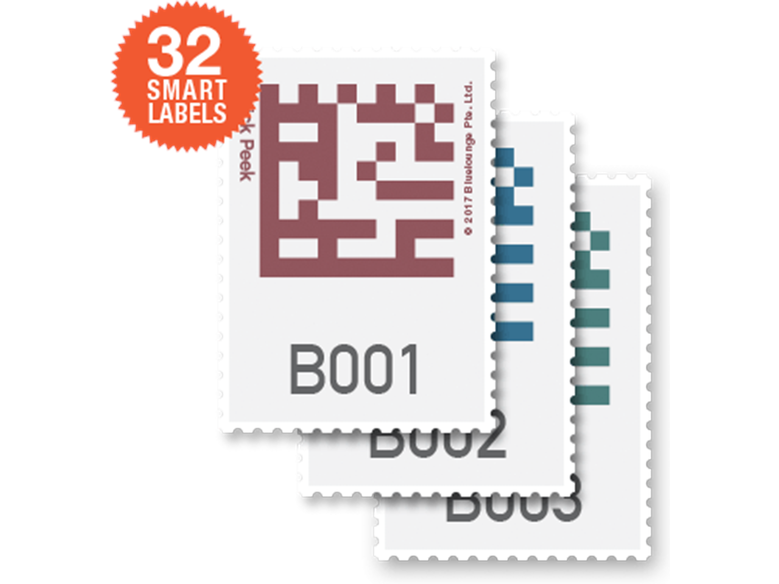 Bluelounge Design Quick Peek - Smart Storage Labels