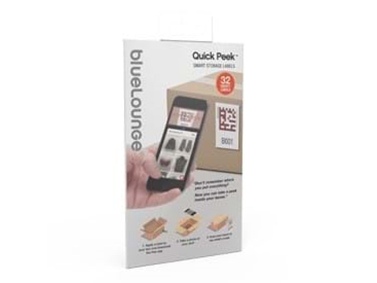 Bluelounge Design Quick Peek - Smart Storage Labels