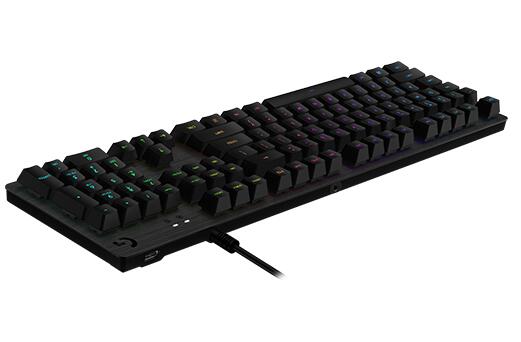 Logitech G513 Carbon Mechanische RGB Gaming-Tastatur mit Tastenbeleuchtung