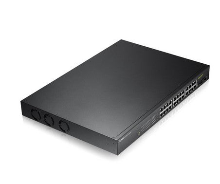 Zyxel Switch 24x GE GS1900-24HP V2 rackmount 170Watt Managed