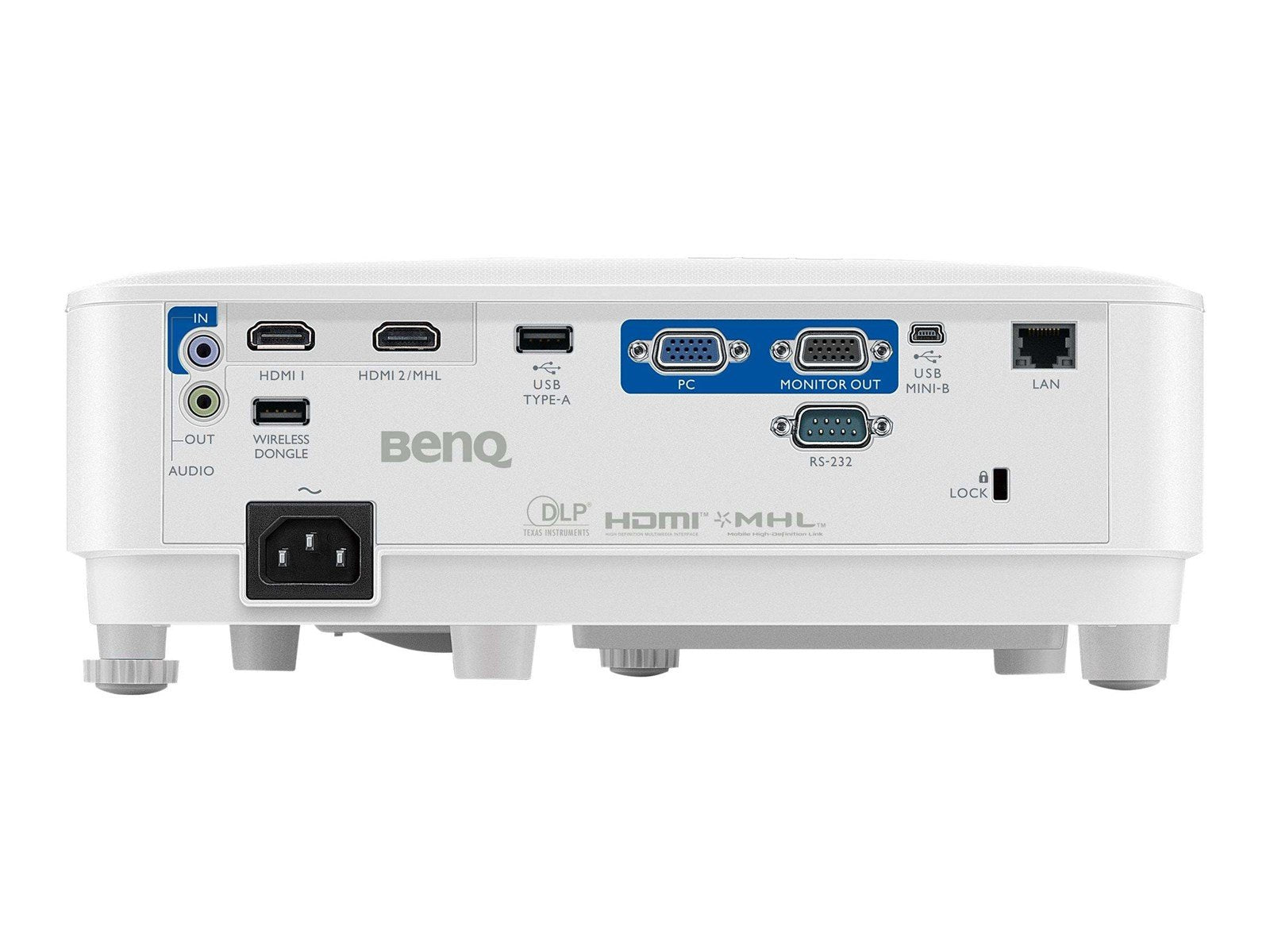 BenQ Projektoren MH733 - DLP-Projektor - tragbar - 3D - 1920 x 1080 - 4000 ANSI lumens - 1920 x 1080 - 4000 ANSI lumens